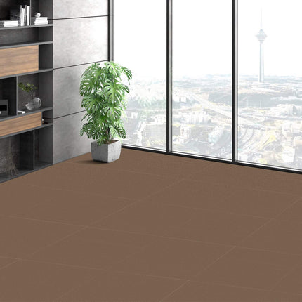 Peel And Stick Carpet Tiles 18x18, 10-Pack, Brown