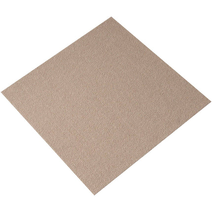 Peel And Stick Carpet Tiles, Padded, 18 x 18, 10 Pack, Brown