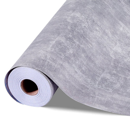Peel and Stick Wallpaper, Dark Gray Vinyl, 40cm x 15m
