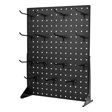 Pegboard Display Stand, 43 x 33 cm, 15 Hooks, Steel