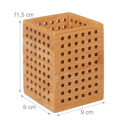 Pencil case in bamboo