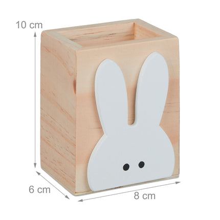 Pencil holder rabbit