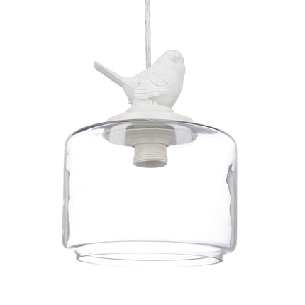Pendant lamp bird figure