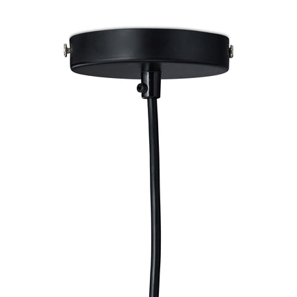 Pendant lamp square black
