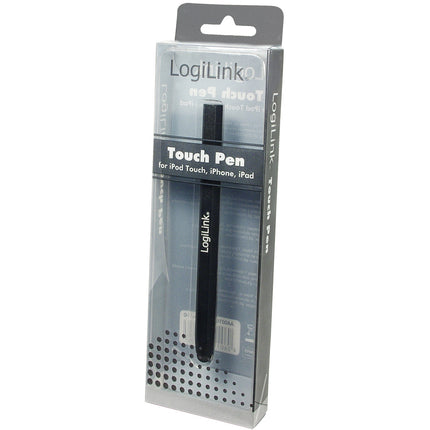 Pen for touchscreen. Made of aluminium. Black