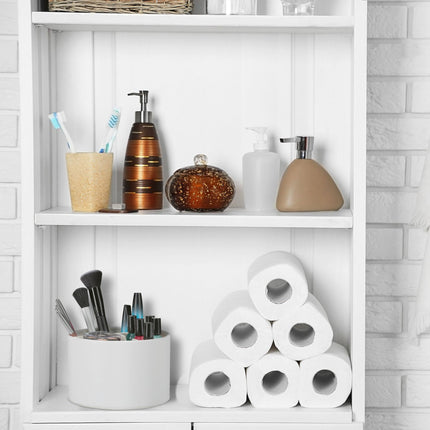 Pen holder round leather look