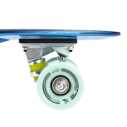 Pennyboard Skateboard, Blue, Electrostyle Design