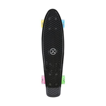 Pennyboard Skateboard, Classic Black, Durable Design
