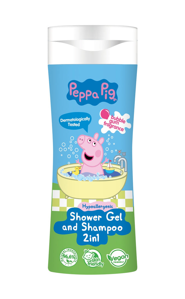Żel i szampon pod prysznic Świnka Peppa 2w1, 300 ml