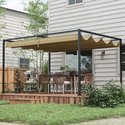 Metal pergola 3x2m - Adjustable roof, sun protection
