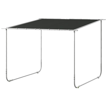 Pergola pavilion with wheels, UV protection, 3x3m patio roof