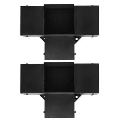 Pergola Bracket Kit 6x6, 2-Pack 4-Way Steel Corners