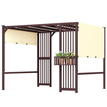 Detached Pergola Gazebo 3x2.5m with adjustable roof