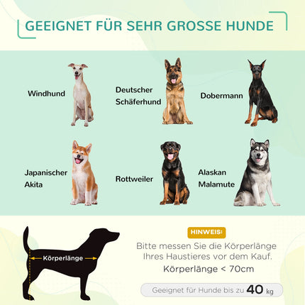 Elevated outdoor dog bed with canopy, breathable fabric