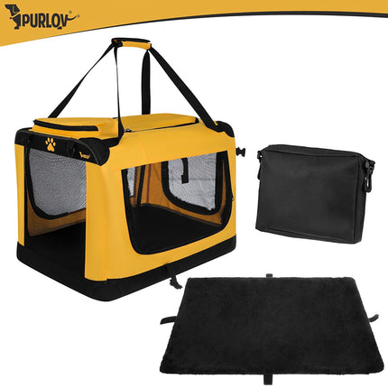 Pet Carrier Bag, Foldable, 60x42x44cm, Up to 25kg