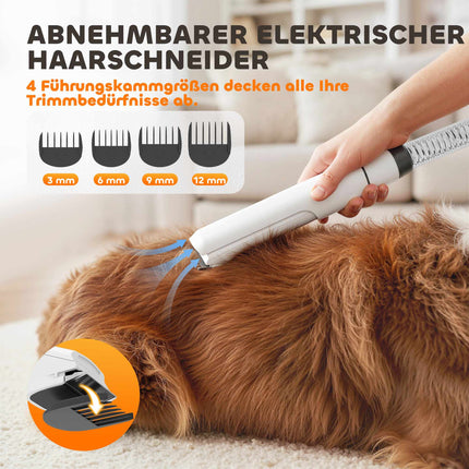 Pet Grooming Dryer & Trimmer, Quiet Motor, 5-in-1 Tool