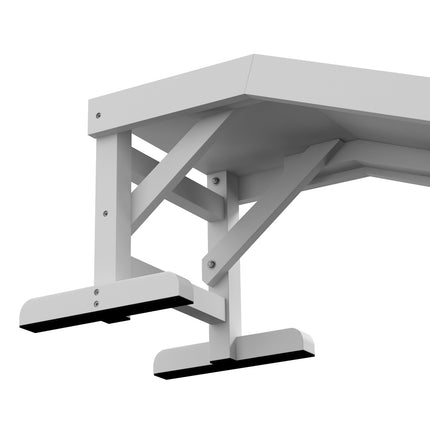 Dog ramp with non-slip mat, pine, 30 kg capacity