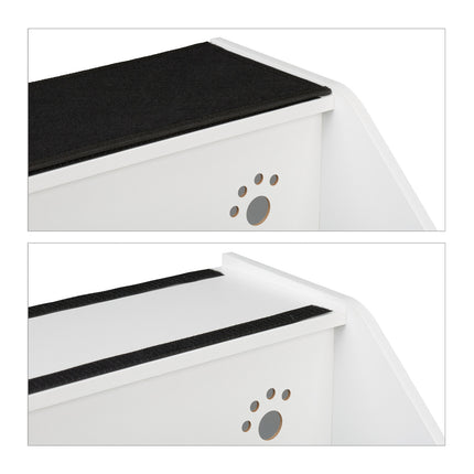 Pet Stairs with 3 Steps and Hidden Storage