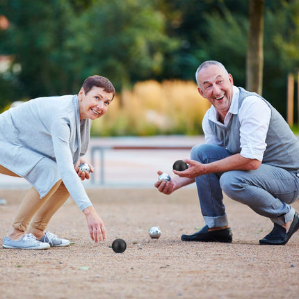 Petanque Boules Set, 8 Balls with Carrying Bag