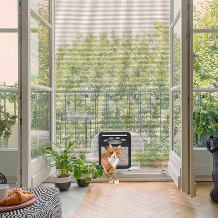 Pet flap for fly screen door