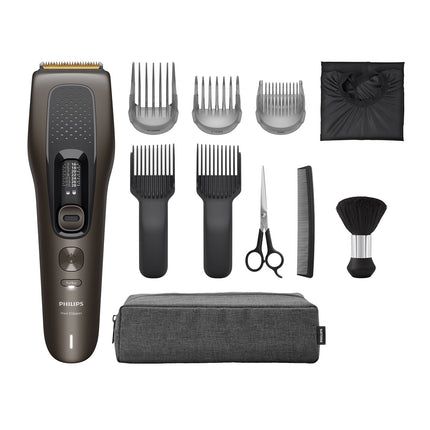 Philips Hair Clipper Series 9000 with 28 Length Settings, Brown Grey