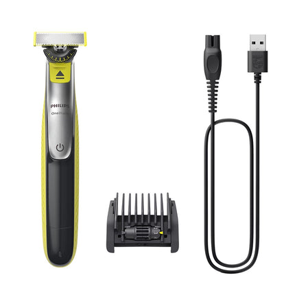 Philips OneBlade 360 Face Hybrid Trimmer and Shaver, 5-in-1 Comb, Waterproof