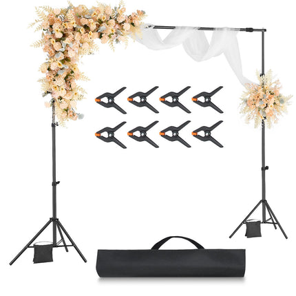 Photo Backdrop Stand Kit, Adjustable 7x10 ft, Portable