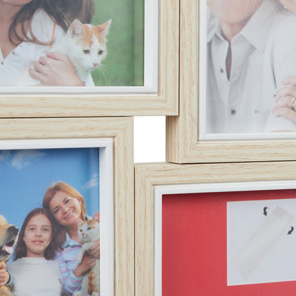 Photo frame with collage for 24 photos