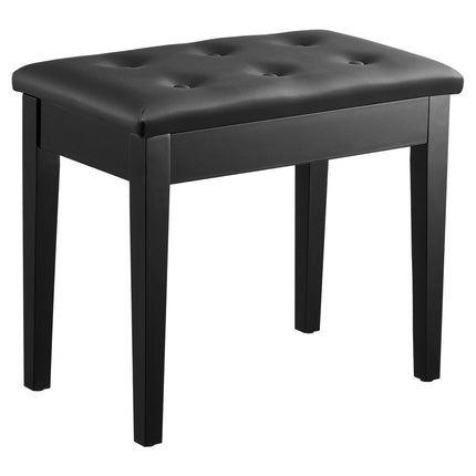 Piano Bench With Storage, Adjustable Padded Seat