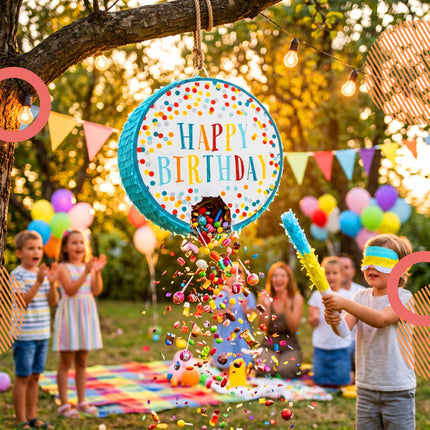 Piñata Party Set, 3-Piece With Bat and Blindfold