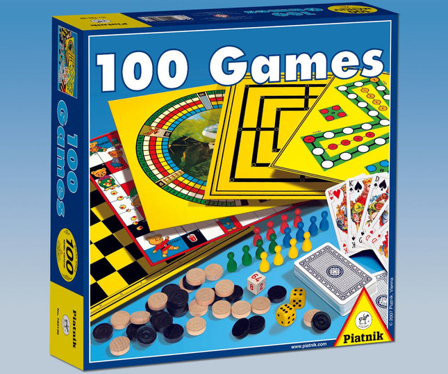 Piatnik Board Game Set 100 Games (In Estonian, Russian Lang.)