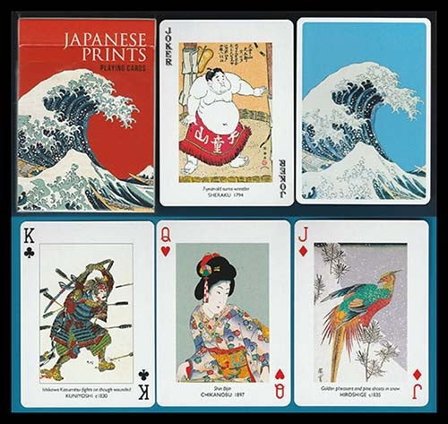 Piatnik speelkaarten Japanse prenten