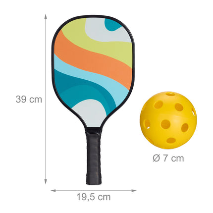 Pickleball set 4 rackets & 8 balls
