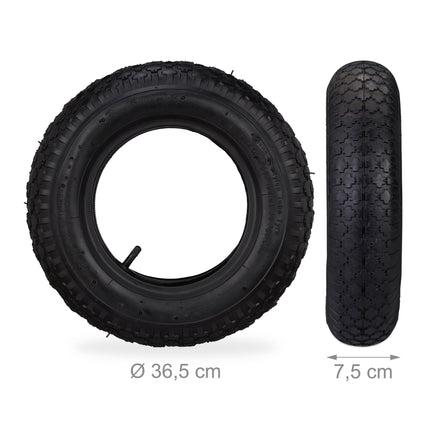 Pick-up truck tire 3.50-8 with inner tube