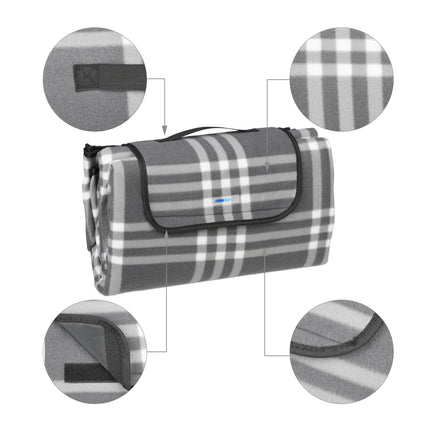 Picnic blanket 200 x 200 cm checkered