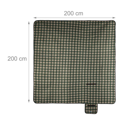 Picnic blanket 200 x 200 cm checkered