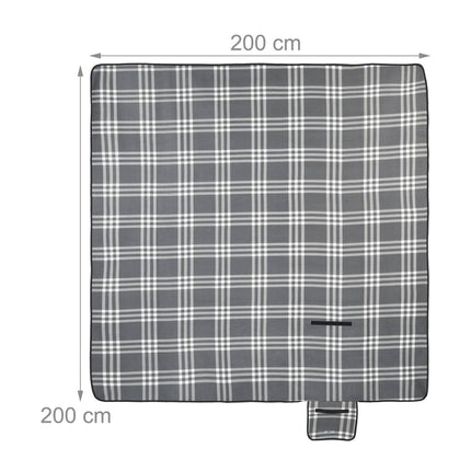 Picnic blanket 200 x 200 cm checkered