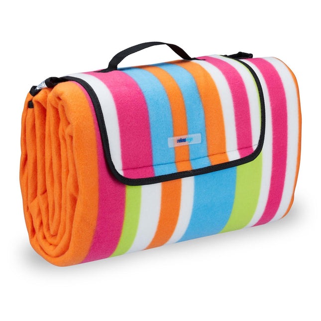 Picnic blanket 200 x 200 cm striped
