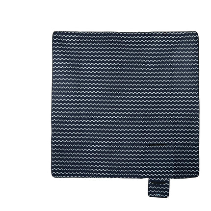 Picnic blanket 200 x 200 cm wave pattern