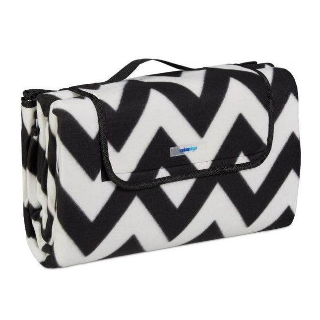 Picnic blanket 200 x 200 cm zigzag