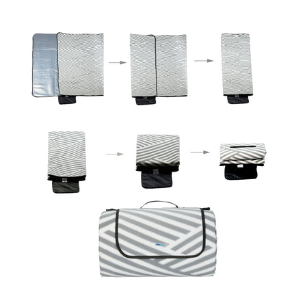 Picnic blanket 200 x 300 cm striped