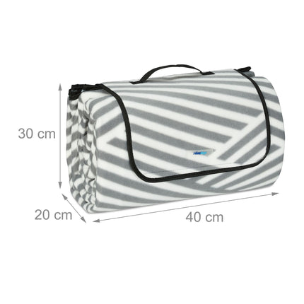 Picnic blanket 200 x 300 cm striped
