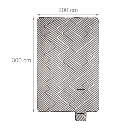 Picnic blanket 200 x 300 cm striped
