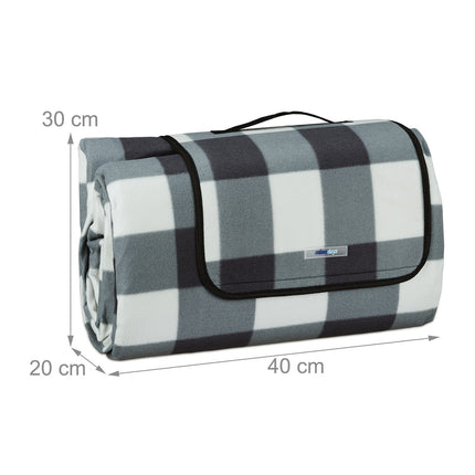 Picnic blanket 300 x 200 cm checkered