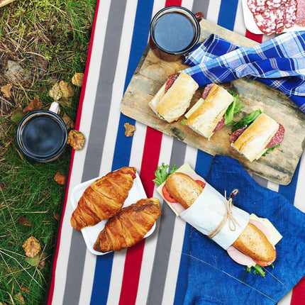 Picnic blanket 300 x 200 cm striped