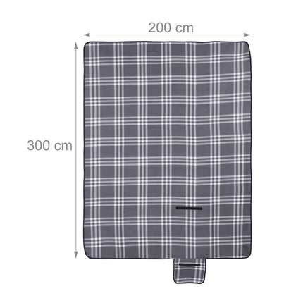 Picnic blanket 300 x 200 cm striped