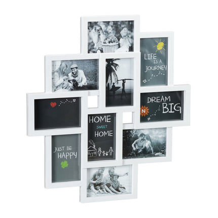 Picture frame collage 10 pictures