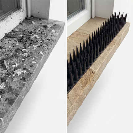 Pigeon Spikes, Set of 20 – 3-Row Cut-to-Fit Strips