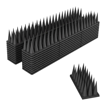 Pigeon Spikes, Set of 20 – 3-Row Cut-to-Fit Strips