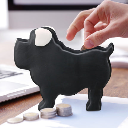 Piggy bank Dog for label